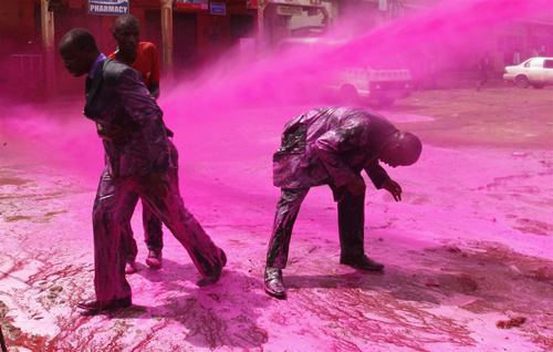 Colored Water Cannon