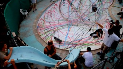 D*Face Ridiculous Pool Paint Attack