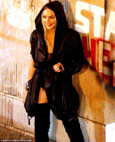 Lindsay Lohan Street Artist