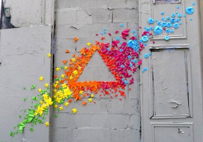 Origami Street Art