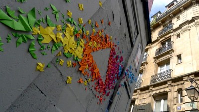Origami Street Art