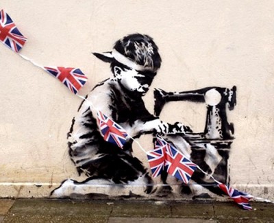 New Banksy Work in London - Child Labour in the UK