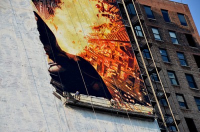 The Dark Knight Rises Street Art