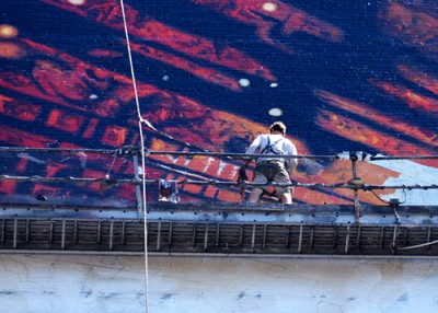 The Dark Knight Rises Street Art
