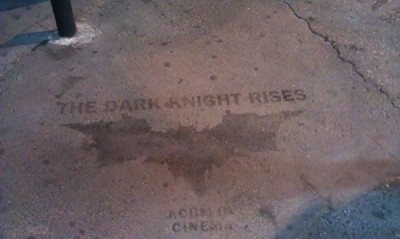 The Dark Knight Rises Cinema Stencil
