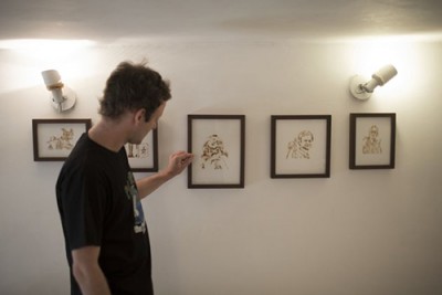 Marijuana Smoke Stencil