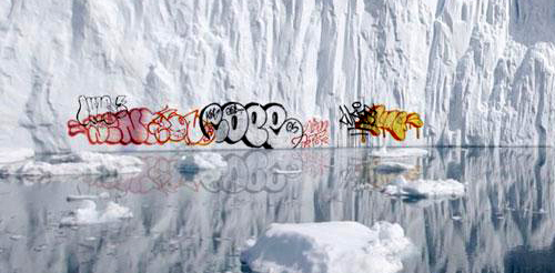 Glacier Graffiti