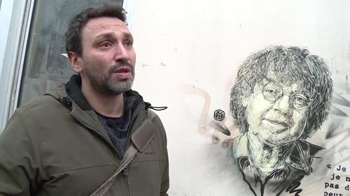 C215 Paints Graffiti Tribute For Paris Victims